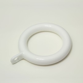 [Window Beauty Ultra Oversized Sliding Ring] Finally! Super Large Size That Can Be Used on Thick Poles!! Inner Diameter 1.5 inches (39 mm), White, 8 Pieces SR-WH39