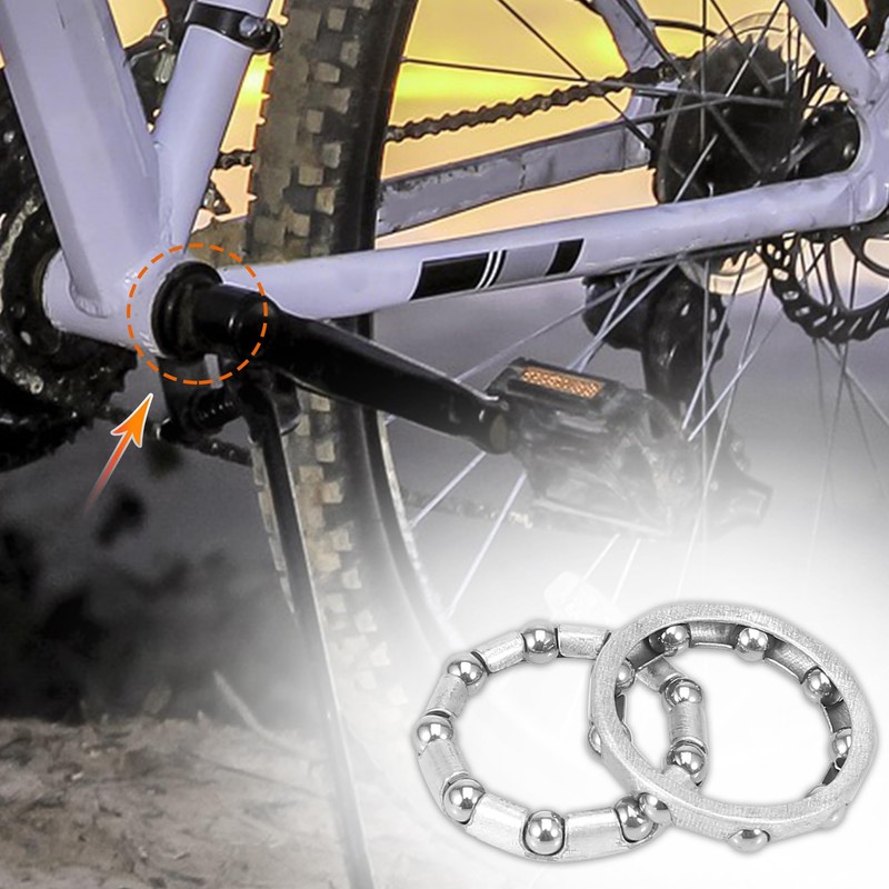 X AUTOHAUX 2pcs 31mm x 9 Ball Bearings Cages Crank