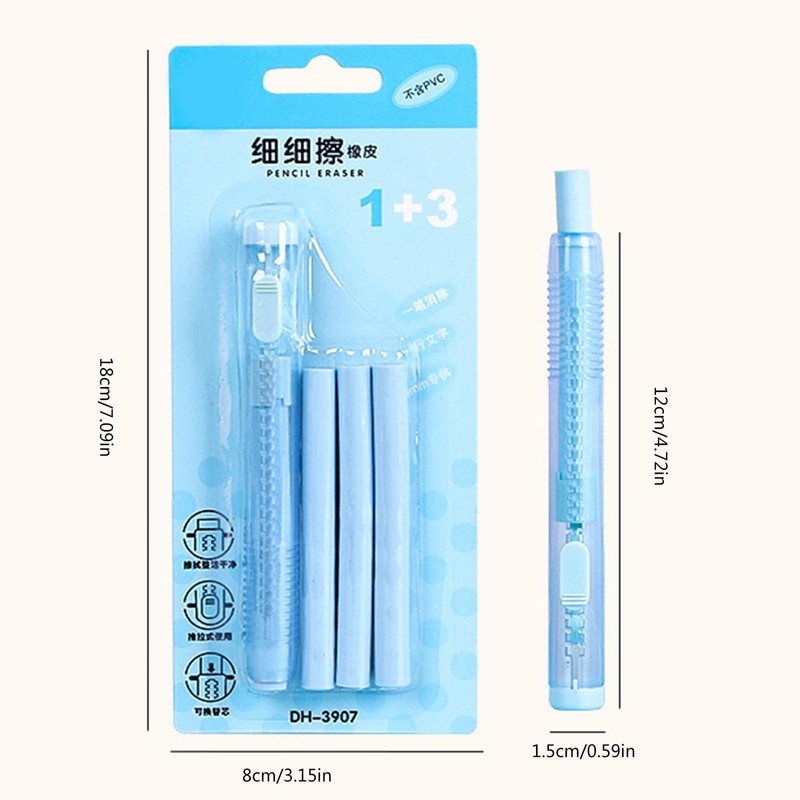 HUIFACAI Retractable Erasers Cartoon Pencil Erasers Art Painting Erasers Push-Pull