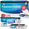 Non Flushable Wet Wipes for Adults - Case of 600