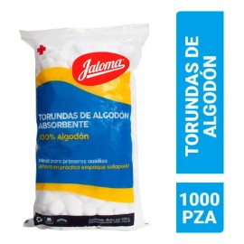 Torundas De Algodón Absorbente 500 Gr (1000 Bolitas)
