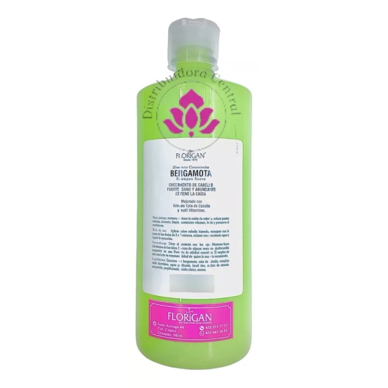 Florigan Bergamota Kit: Shampoo, Tónico Y Gel Florigan® 3 Piezas