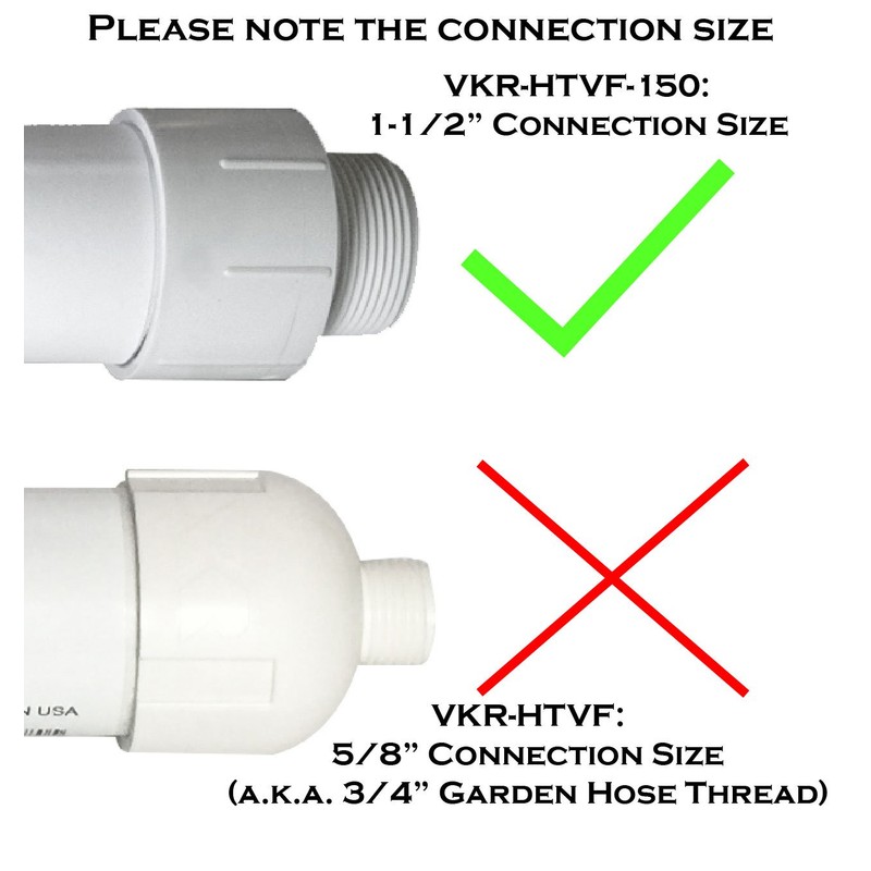 Voker Holding Tank Vent Filter (1-1/2") - Made In The