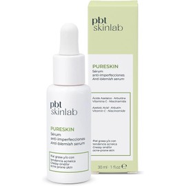 Pbt Skinlab Pureskin Serum – Sérum Facial Seborregulador, Tratamiento contra Imperfecciones con Niacinamida 5%, Ácido Azelaico 3% y Arbutina, Reduce Brillos y Manchas, Gotero 30ml