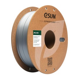 eSUN PLA Basic Filament 1.75mm, 3D Printer Filament High Speed PLA for Fast Printing, 1KG Spool (2.2 LBS) 3D Printing Filament for High Speed 3D Printers, Silver