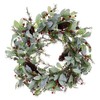 Vickerman 22" Green Artificial Leaf Wreath.