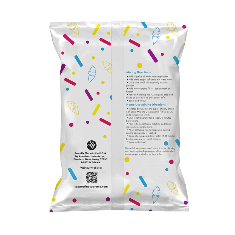 Shivery Shake Soft Serve Ice Cream Mix, 3 x 3.2