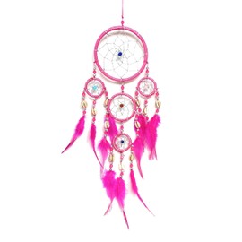 BRILLIANT GIFTS PINK DREAM CATCHER pretty dreamcatcher for girls bedroom or ladies gift