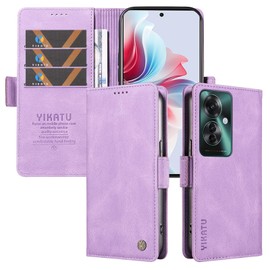 Umlovecase for Oppo Reno11 F 5G Case,for Oppo Reno11 F 5G Wallet Case,Pu Leather Folding Flip Cover Magnetic Card Slot Stand Protective Cover-Purple