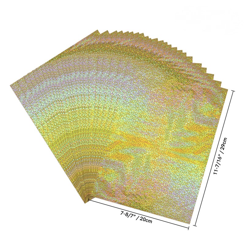 100Pcs 7.9x11.4inch Toner Reactive Foil，Foil Paper for Toner Foiling Foil