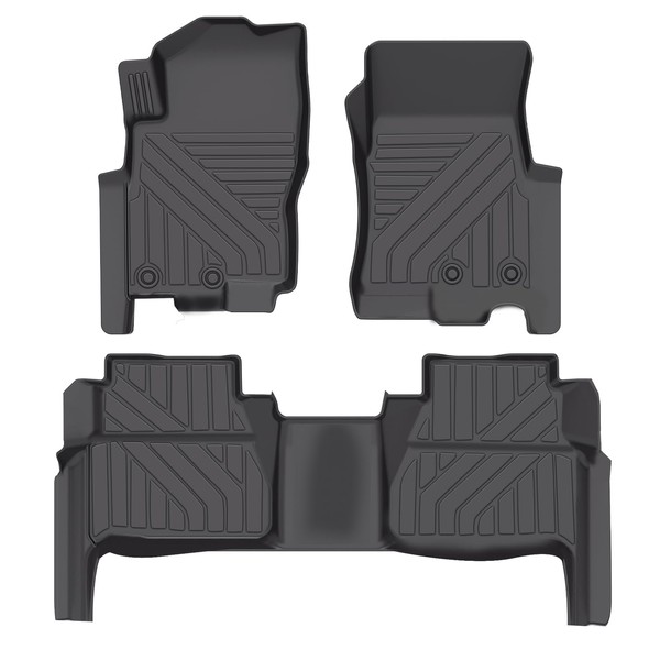 Floor Mats Compatible for 2017-2024 Nissan Frontier, TPE Custom Fit