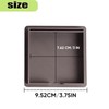 Sticky Note Stencil, Sticky Note Holder with Stencil 3x3 Sticky