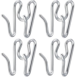 DEYACE Dog Collar Extra Links 3.0/3.2mm, Designed for Training Collars (4 Pack) Stainless Steel Smooth Surface Dog Training Collar Links