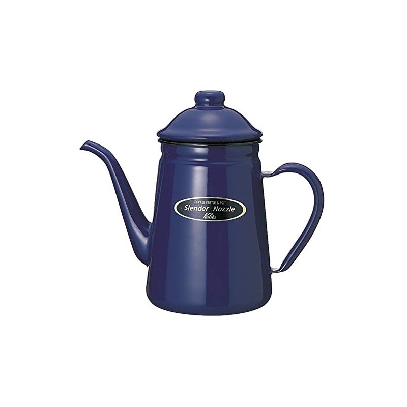 カリタ Kalita コーヒーポット ホーロー製 細口 1L レッド #52111