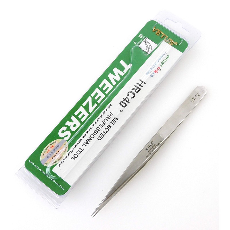 VETUS Professional Tweezers Tool ST-12 HRC40