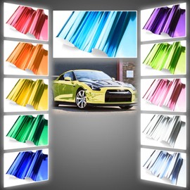 Supercast Chrome Acid Lime Car Vinyl Wrap Sticker Decal Film Sheet with Air Release Technology - 48"x60" (4FTx5FT)