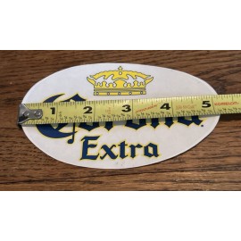 Corona Extra Cerveza Beer Sticker Decal 5" Long Advertising Promotional