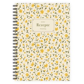 etmamu 265 Recipe Book for Writing Yourself, DIY Cookbook Ring Binder A5, My Recipes, Baking Book & Favourite Recipes