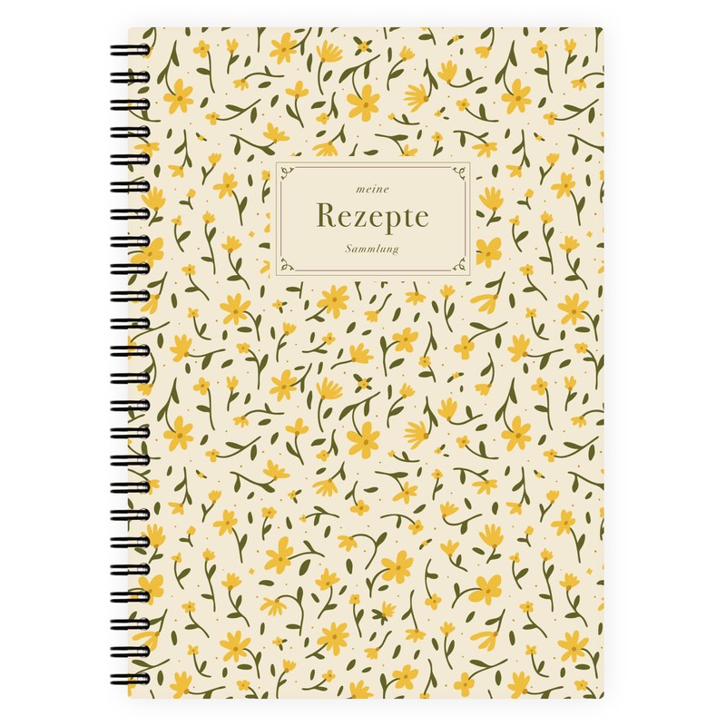 etmamu 265 Recipe Book for Writing Yourself, DIY Cookbook Ring