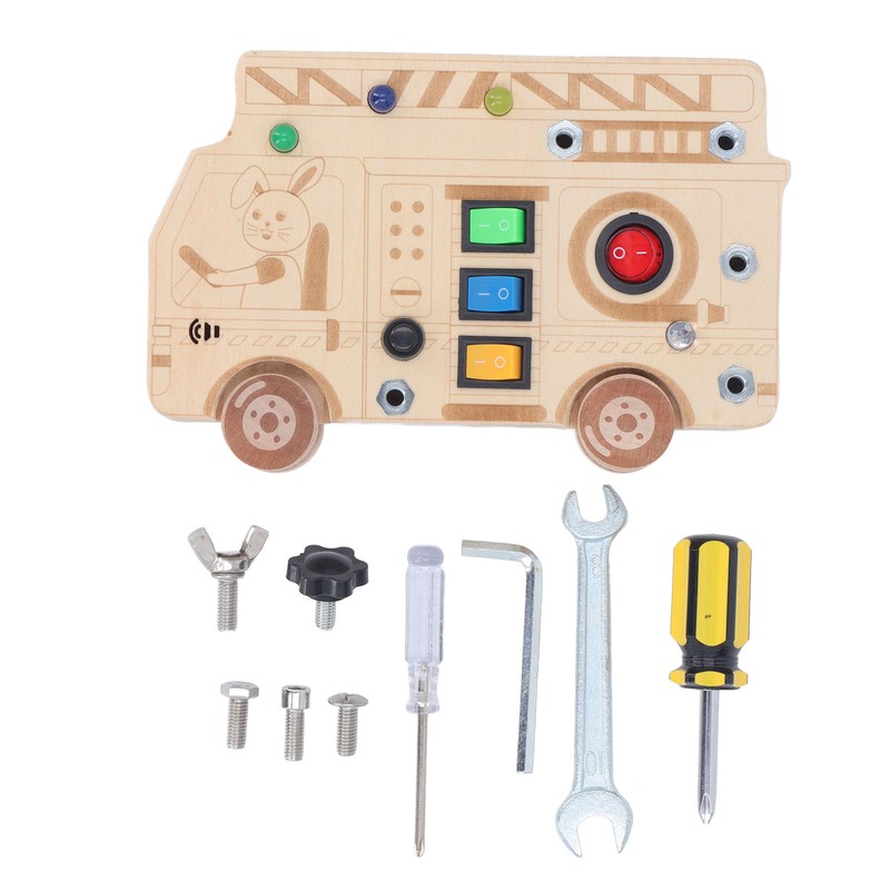 Light Up Switch Sensory Toy Simulation Learning Traffic Rules Exercise