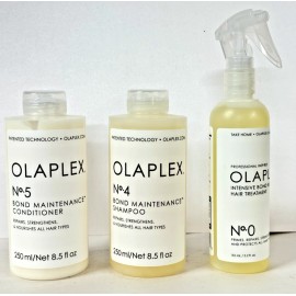 OLAPLEX Bond Maintenance #4Shampoo & #5 Conditioner Set 8.5oz +#0 treatment