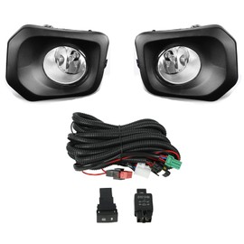 wangtney Replacement For 2016-2021 Toyota Tacoma SR SR5 Clear Lens Driving Fog Lights Bumper Lamp Kit