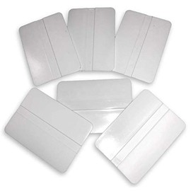 6 Pack of Economy Vinyl Squeegees