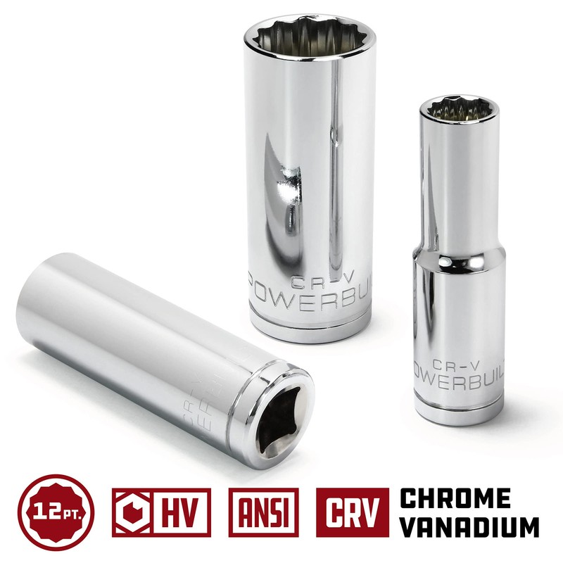 Alltrade 940063 3/8" Dr. 13mm 12Pt deep Socket