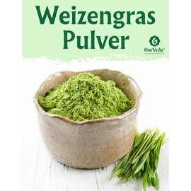 Organic Wheatgrass Powder, 200 g, Wheatgrass Powder Ground from Young Grasses, No Additives, Raw Food Quality, Ideal for Smoothies, Desserts, Granola