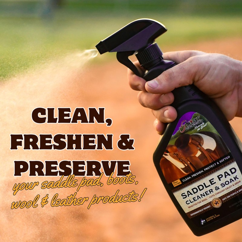 5 Star Equine Horse Saddle Pad Cleaner & Soak -