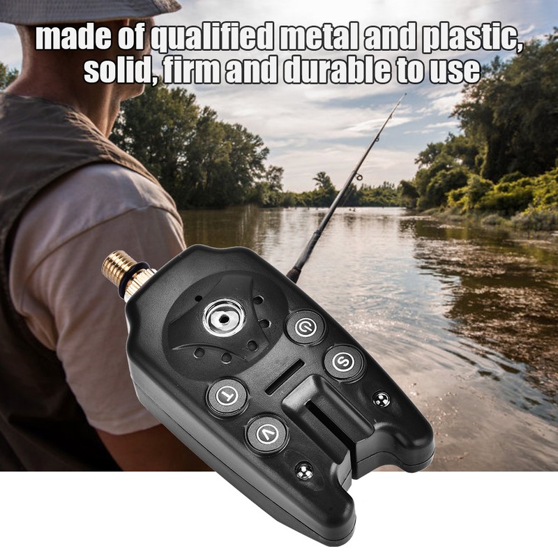 LED Fishing Electronic Fish Bite Alarm Finder Sound Alert Indicator