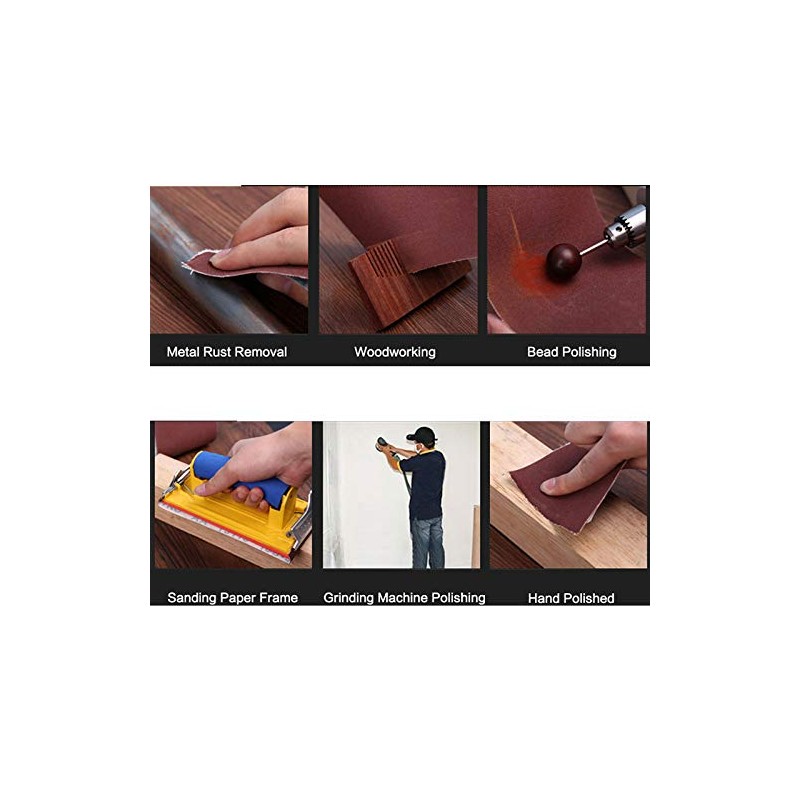 Emery Cloth Roll, 1mx95mm Multi-function Cloth Sandpaper Abrasive Flexible Cloth