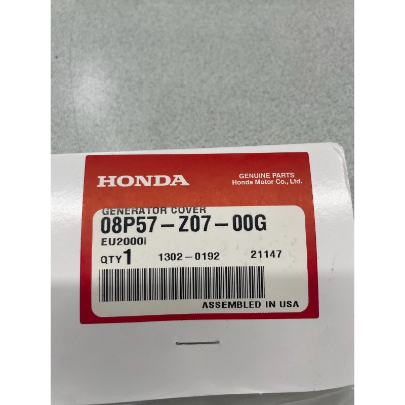 Honda OEM Generator Cover Camo EU2000i 08P57-Z07-00G