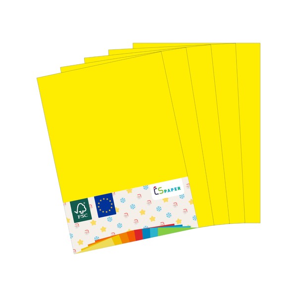 Made in the EU, 50 sheets of coloured paper, A4,
