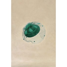 Coucoland Feather Fascinators Hat Women's Flower Mesh Elegant Wedding Fascinator Headband Cocktail Tea Party Accessories -