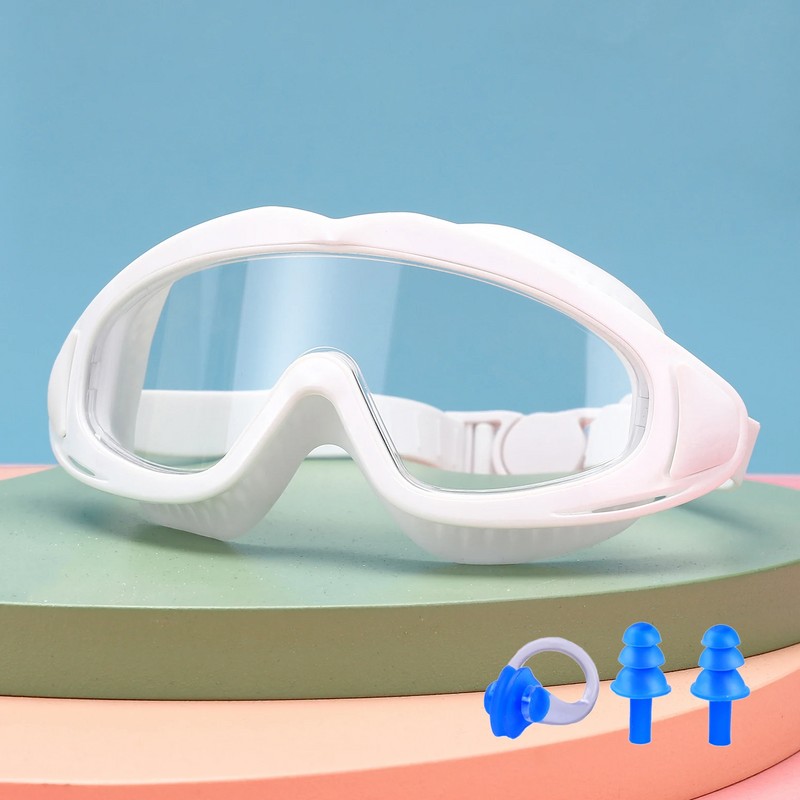 Kids Anti-Fog Swimming Goggles for Pool & Beach – Wide-View