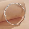 WPPHXY 925 Sterling Silver Bracelets Open Adjustable Bangle Bracelet Teardrop