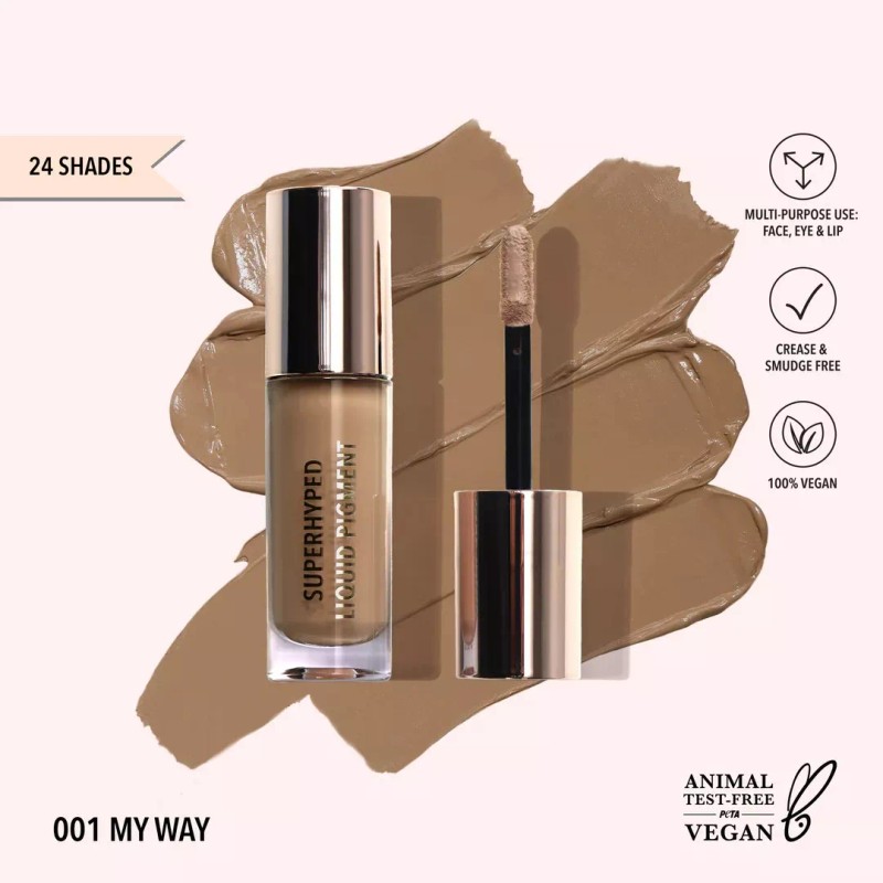 Moira Cosmetics Sombra Líquida Moira Cosmetic Superhyped Liquid Mate Shimmer