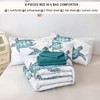 Bedbay Sea Turtle Bedding Set Twin Size Kids Boys Turtle