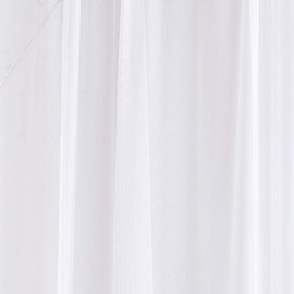 WARM HOME DESIGNS 6 Yards Long White Fabric by The Yard. Our 55" Wide Sheer Bulk Fabric is Great for Bed Canopy Curtains, Wedding Arch Decorations, Window Scarves or Curtain Backdrop. AF White 216"