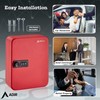 AdirOffice Steel Combination Lock Keys Cabinet Security Storage Box Organizer
