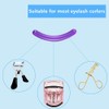24 Pcs Curler Refill EyeLash Curler Refill Pads Silicone Rubber