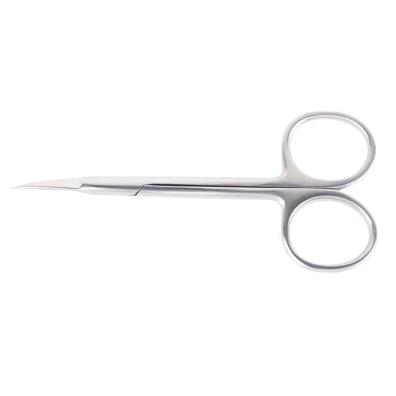 Professional Precise Pointed Tip Cuticle Scissors Stainless Steel Curved Blade