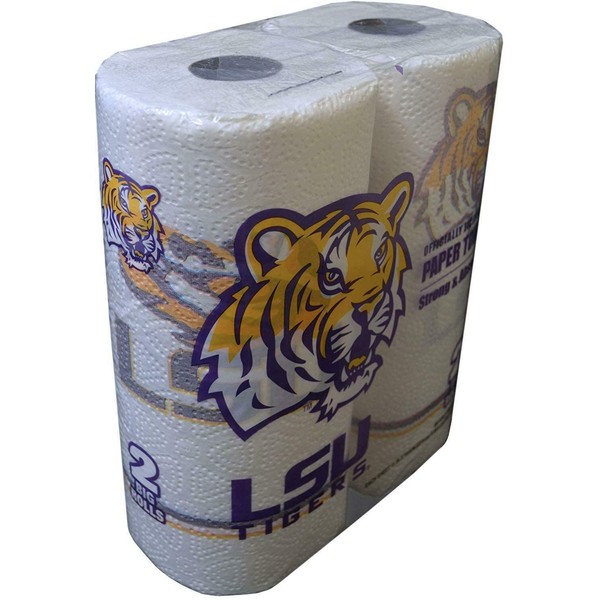 Gameday Paper Towels - LSU Tigers 1 Pack of 2 Rolls