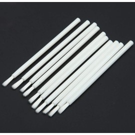 Huachnet Disposable Lipstick Gloss Wands Makeup Kits-Pack of 100(White)