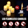 Rechargeable LED Candles with Remote & Timer – Flameless Warm
