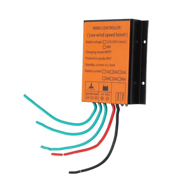 Wind Turbine Generator Controller MPPT 48V LED Display Charge Control