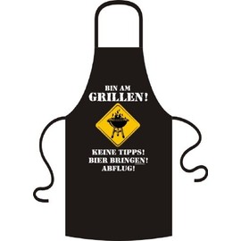 Fun Barbecue Apron "Bin At Barbecue"