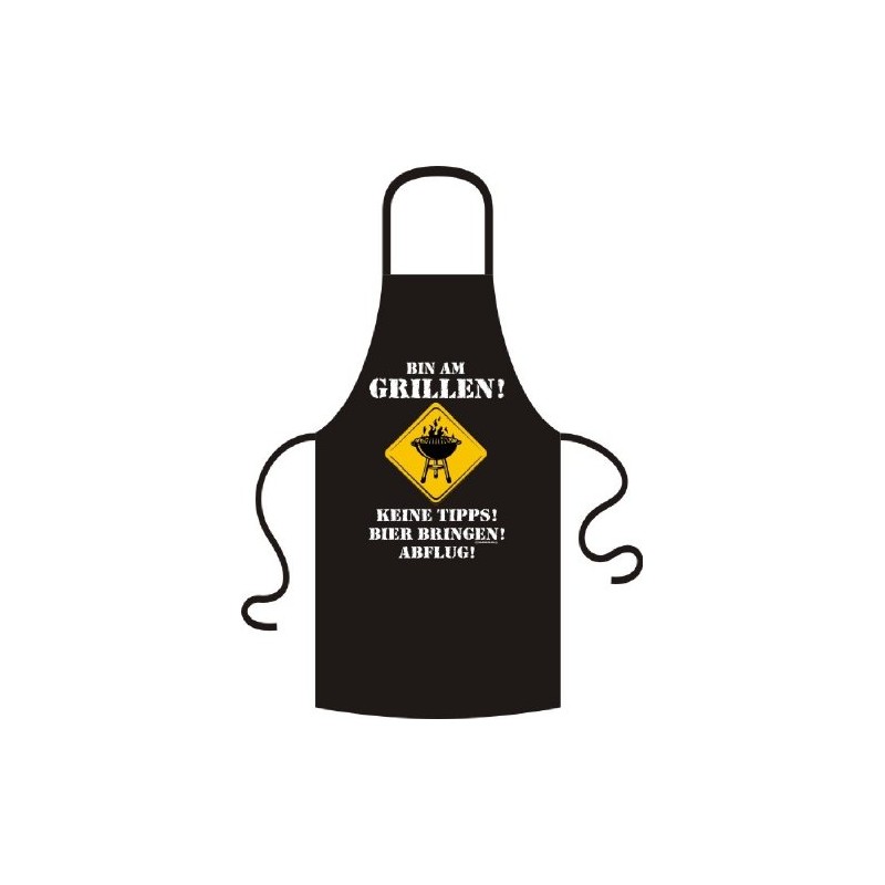 Fun Barbecue Apron "Bin At Barbecue"