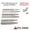 Varillas (ballenas) Acero Inoxidable para Cuellos de Camisas 6pzs y